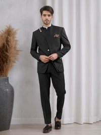 Refined Slim Fit One Button Men's 2 Pieces Suit Formal Wedding