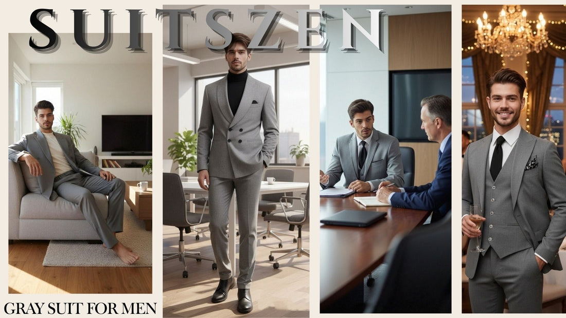 The Versatility of Gray Men’s Suits: From Everyday Wear to Formal Occasions