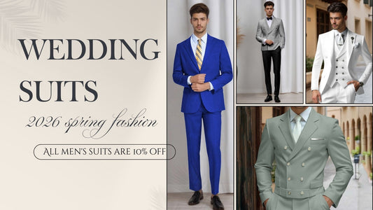 2026 Spring Wedding Trends for Men – Suit Colors & Style