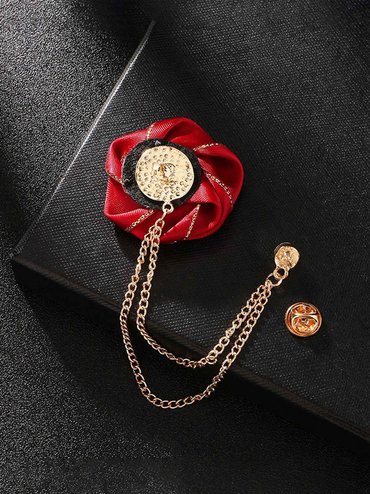 Stylish Rose Flower Lapel Men's Suit Pins